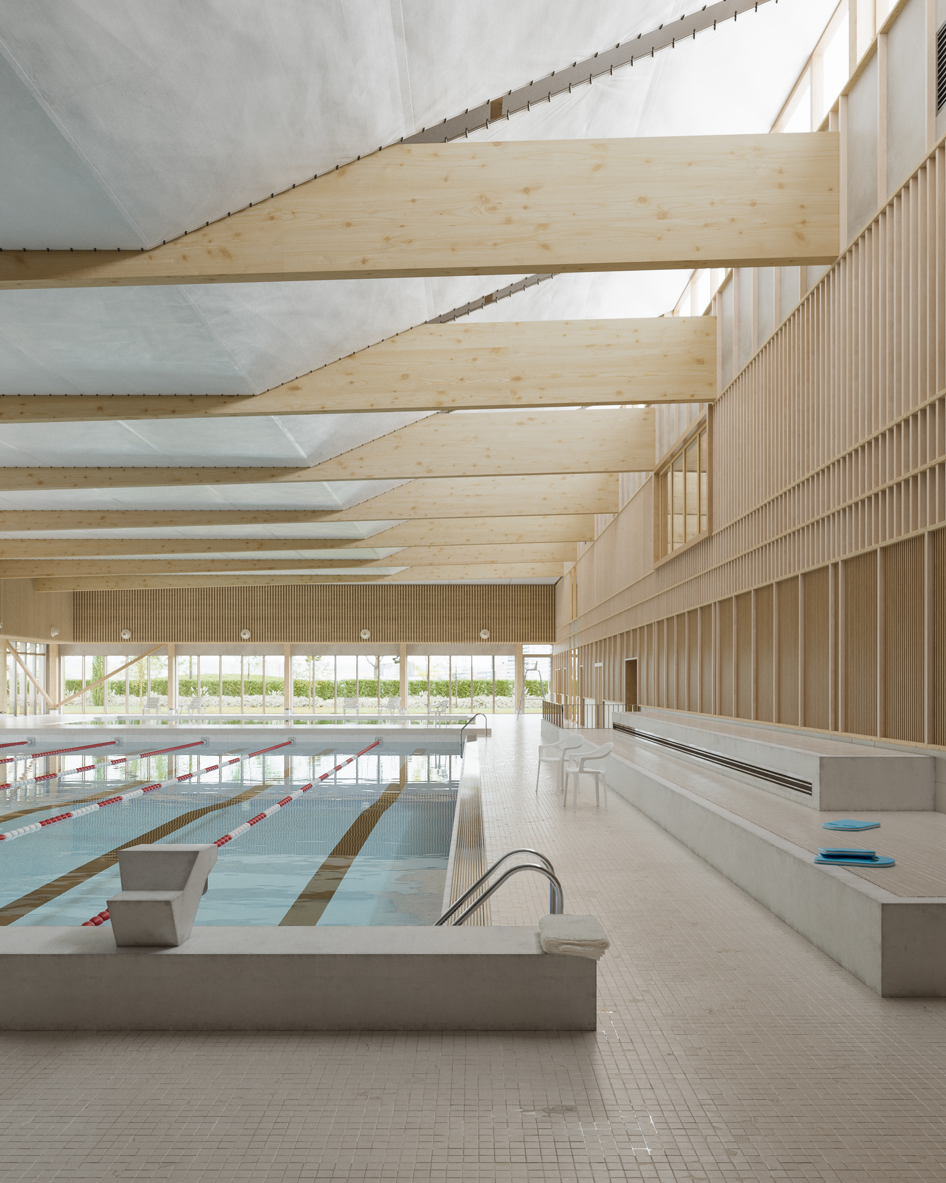 TNA ARCHITECTES - PISCINE DE CAUCRIAUVILLE